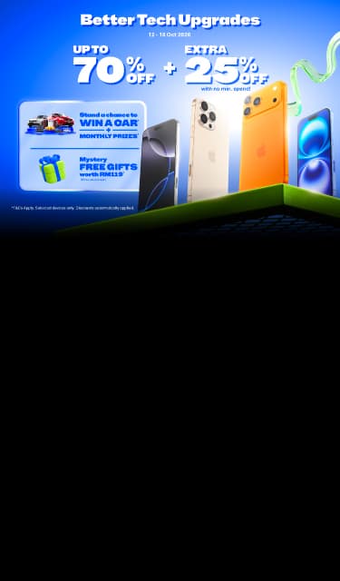 October Tech Upgrades | up to 70% + Extra 25% OFF