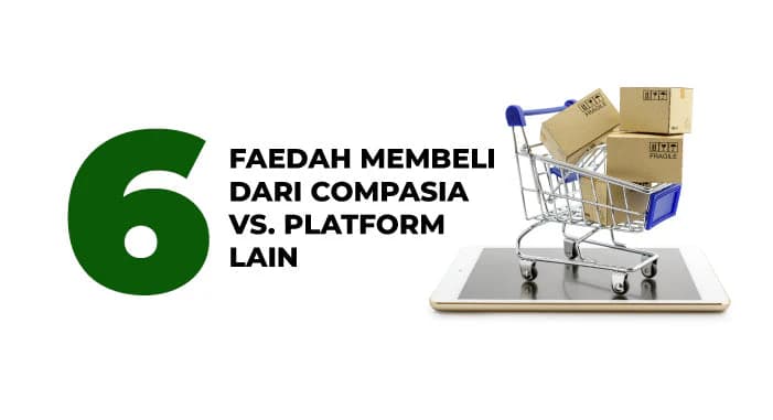 A thumbnail image of a blog about 6 faedah membeli dari CompAsia vs. platform lain