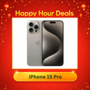 iPhone 15 Pro + 3 Months Warranty: Happy Hour