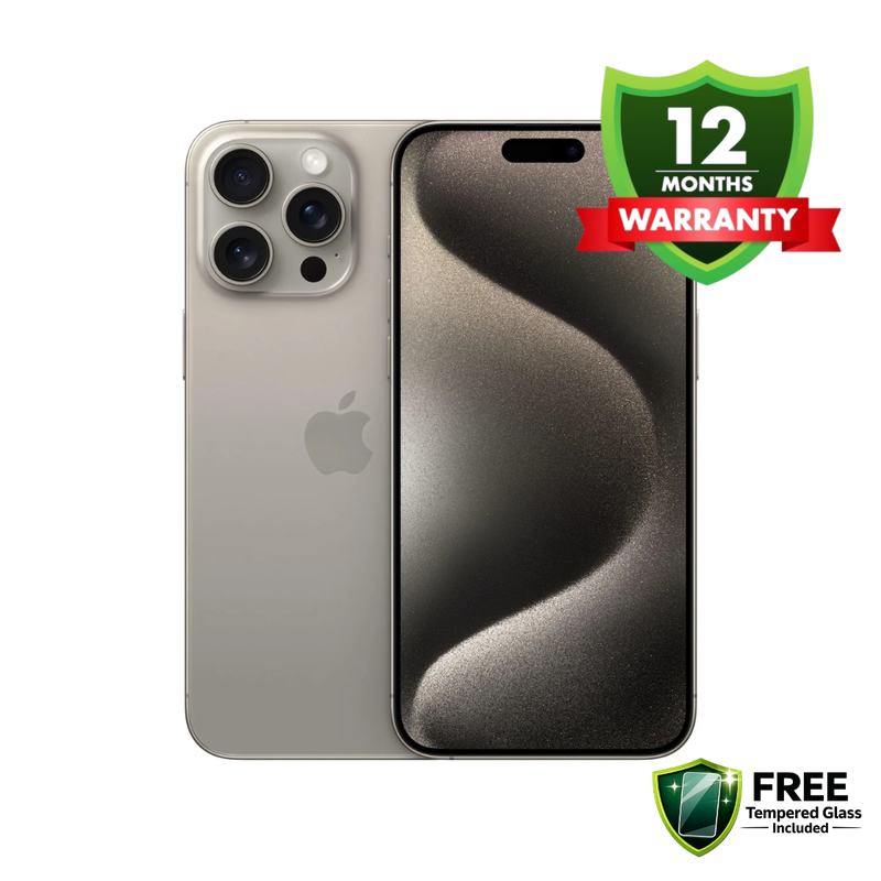 iPhone 15 Pro Max + FREE 12 Months Warranty