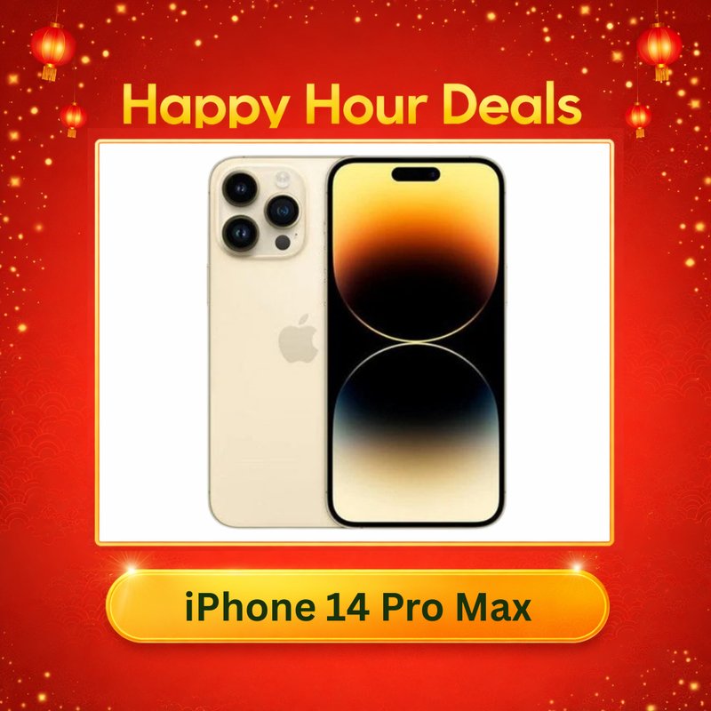 iPhone 14 Pro Max + FREE 3 Months Warranty: Happy Hour