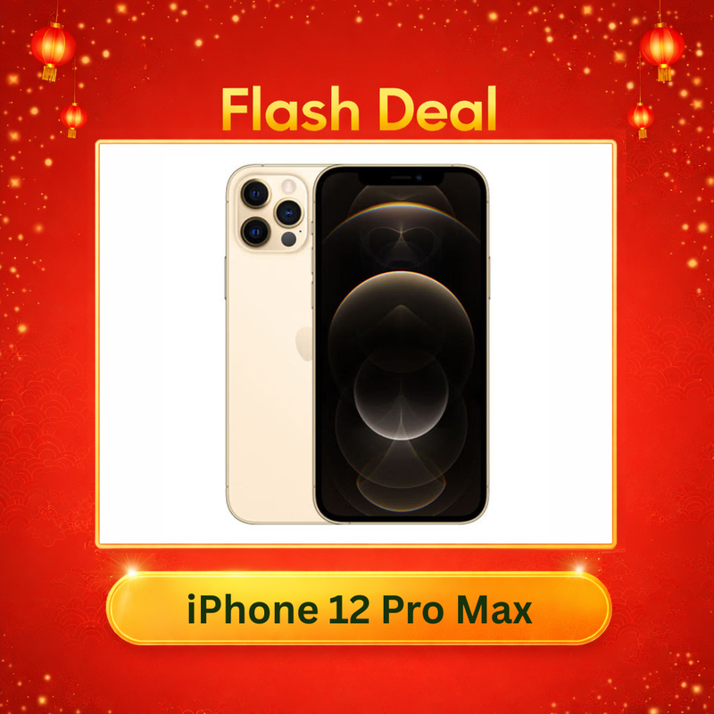 iPhone 12 Pro Max + 3 Months Warranty: Flash Deal