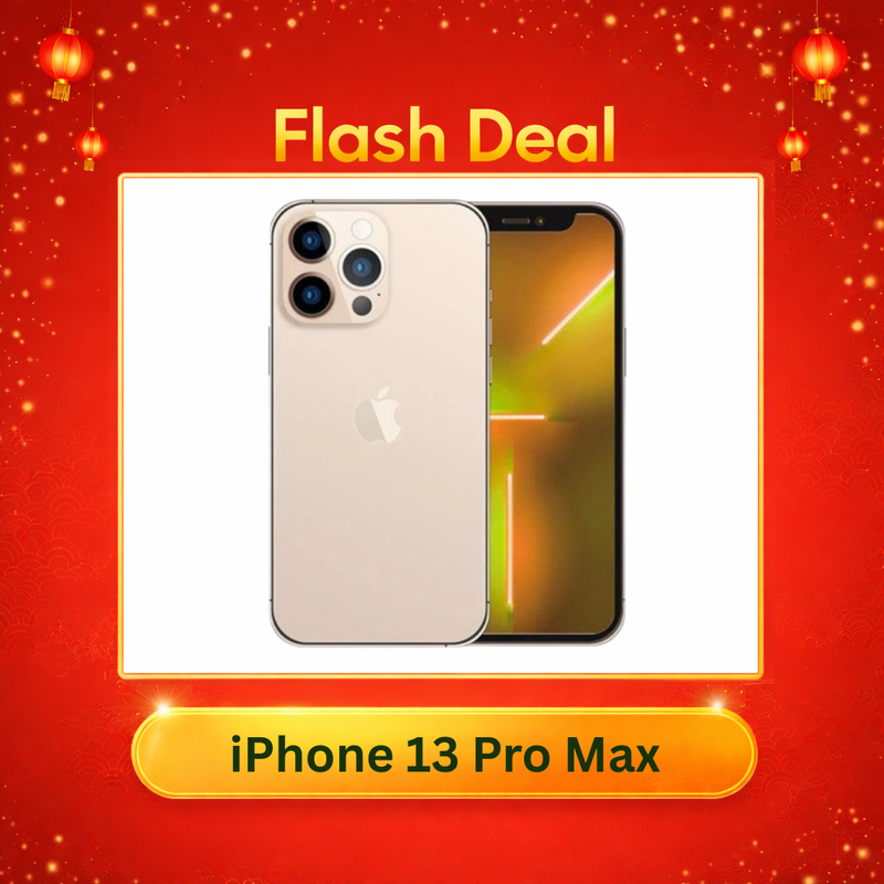 iPhone 13 Pro Max + FREE 3 Months Warranty: Flash Deal