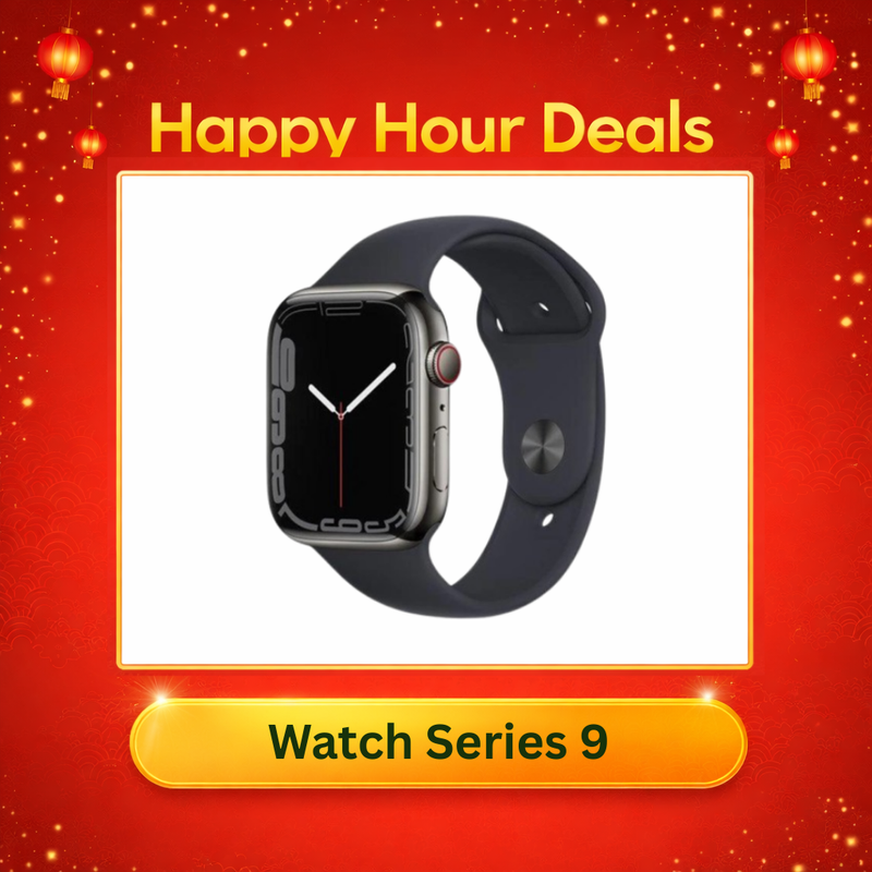 Apple Watch Series 9 (GPS) - Aluminium: Happy Hour