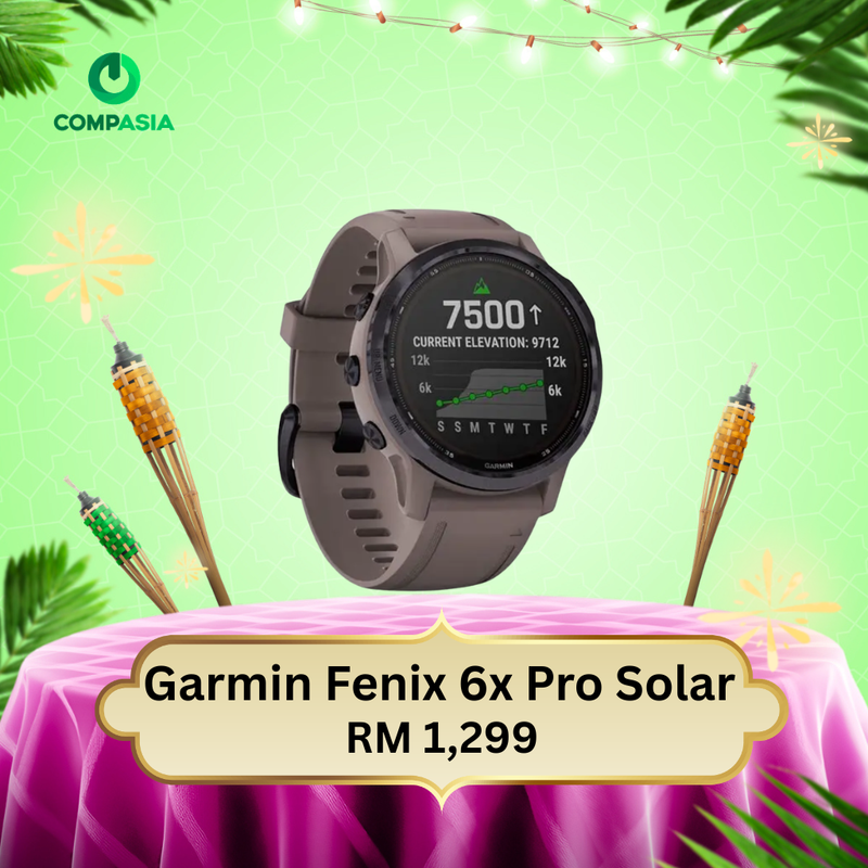 Garmin Fenix 6x Pro Solar: Flash Deal