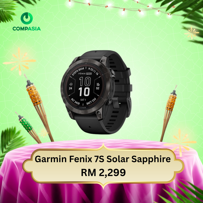 Garmin Fenix 7S Solar Sapphire Solar: Flash Deal
