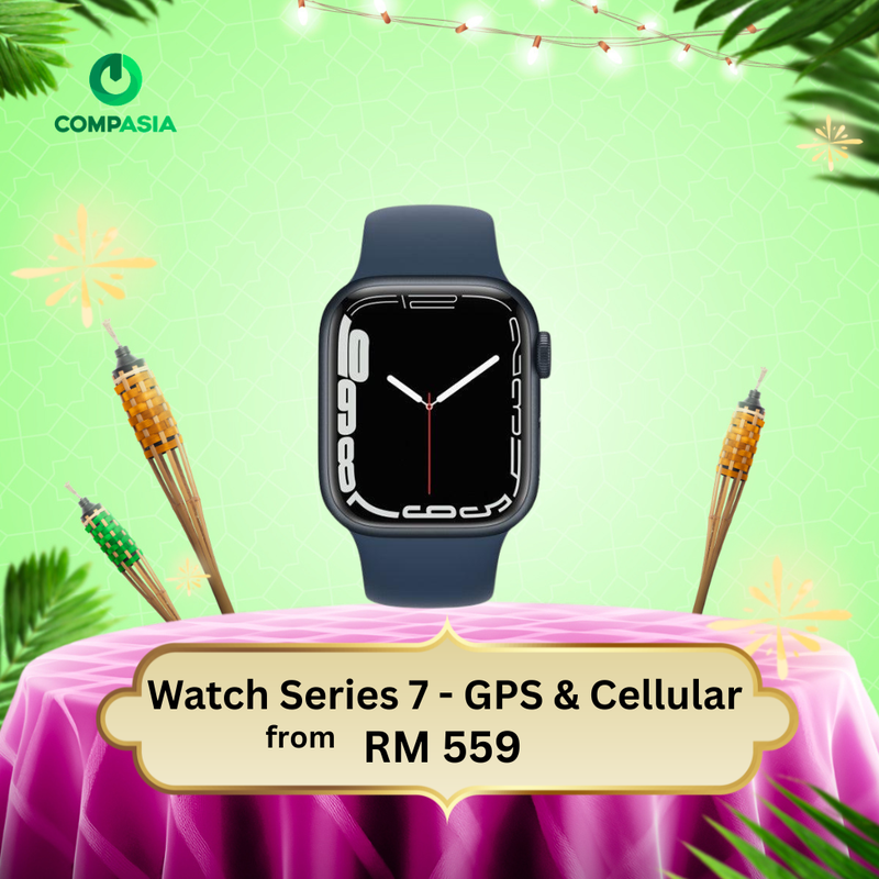 Apple Watch Series 7 (GPS & Cellular) - Aluminium: Flash Deal