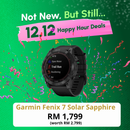 Garmin Fenix 7 Sapphire Solar: 12.12 Happy Hour