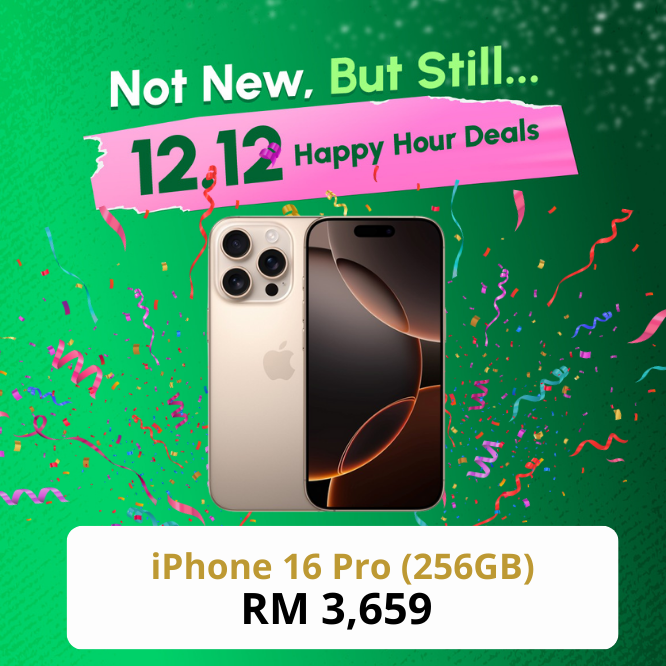 iPhone 16 Pro (256GB): 12.12 Happy Hour