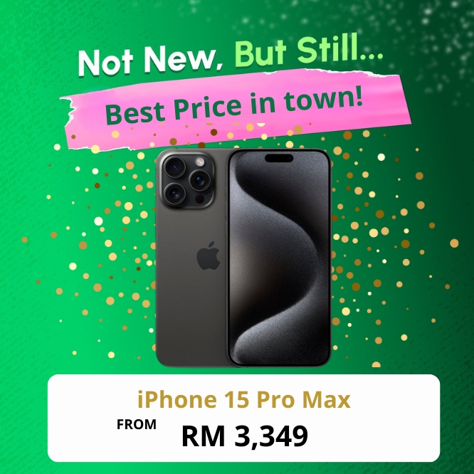 iPhone 15 Pro Max + FREE 3 Months Warranty