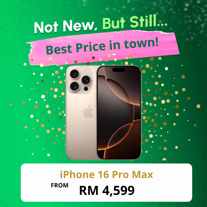 iPhone 16 Pro Max + FREE 3 Months Warranty